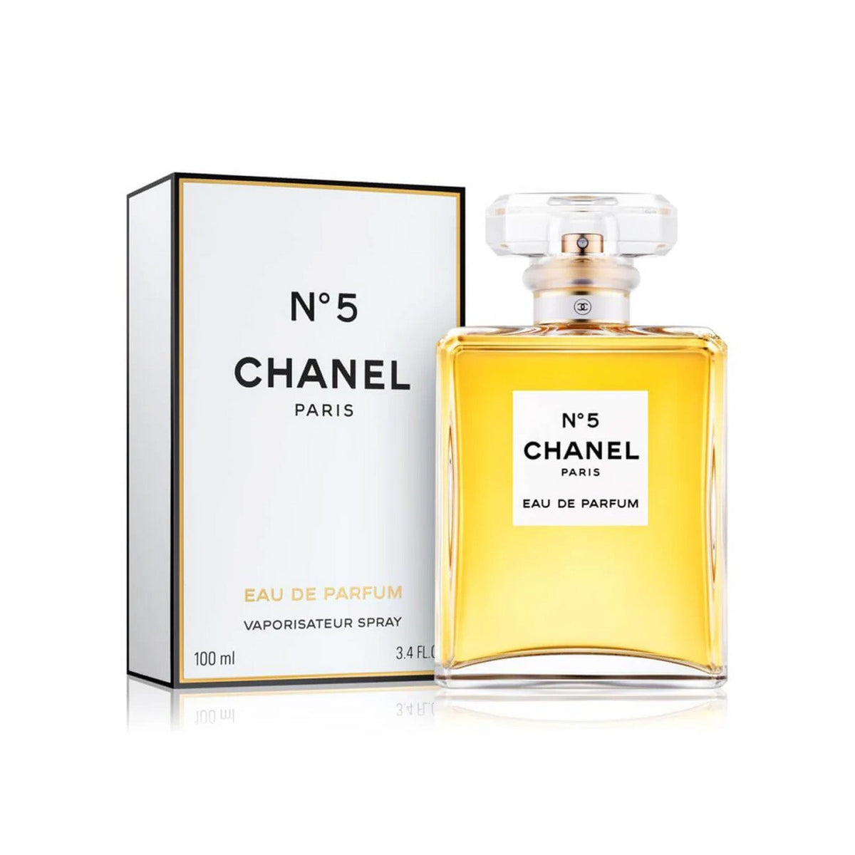 CHANEL No. 5 Eau de Parfum for Women – 3.4 oz (100ml)