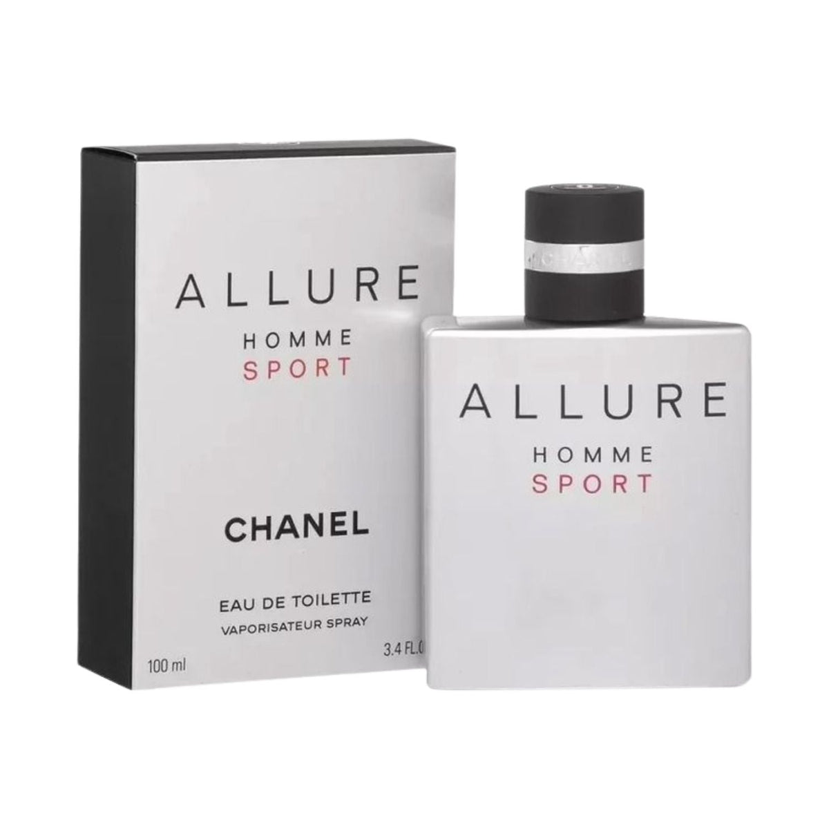 CHANEL Allure Homme Sport Eau de Toilette Spray for Men – 3.4 oz (100ml)